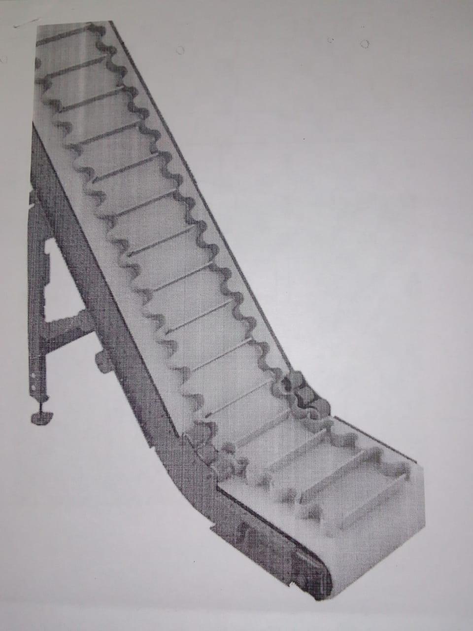 Z-образный конвейер с гофробортами