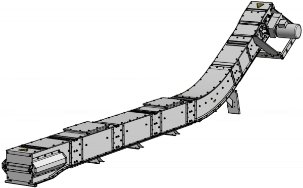 Скребковый транспортер К-100