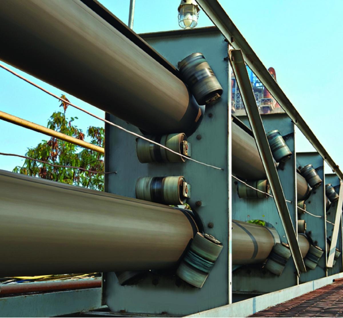 Трубный ленточный конвейер