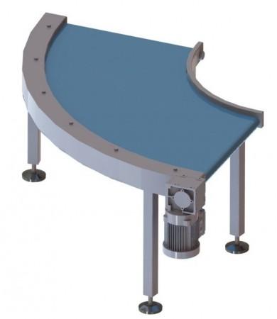 Модульный поворотный конвейер